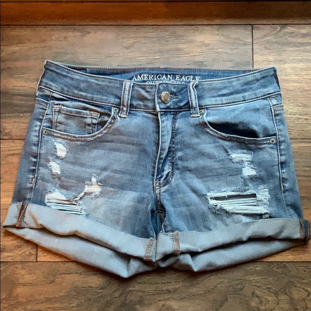 American Eagle Super Super Stretch Denim Shorts